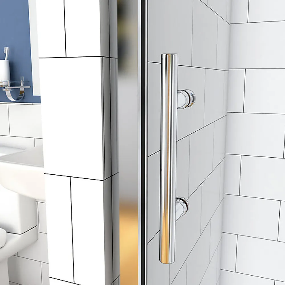 Porte De Douche|AICA Sanitaire Aica Porte De Douche Coulissante 120x190cm Transparente Chromé