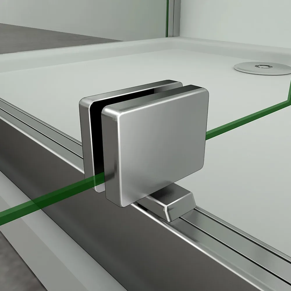 Porte De Douche|AICA Sanitaire Aica Porte De Douche 80x185 Cm Porte Pivotante Installation En Niche Verre Securit