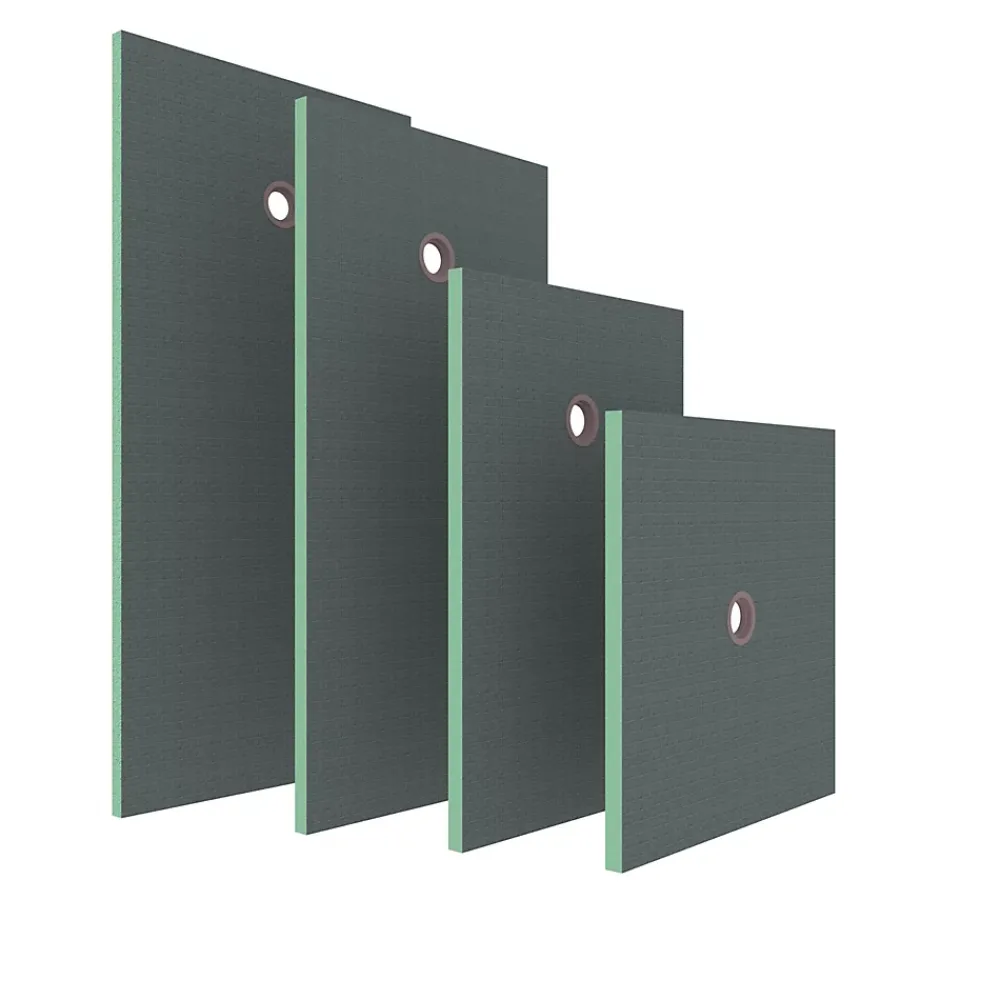 Receveur De Douche|AICA Sanitaire AICA Receveur à carreler en polystyrène - 80 x 80 x 4 cm - recoupable sur mesure