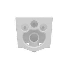 AICA Sanitaire AICA WC Suspendu Sans Bride Avec Abattant Soft-Close - Blanc 52,5x36x36cm