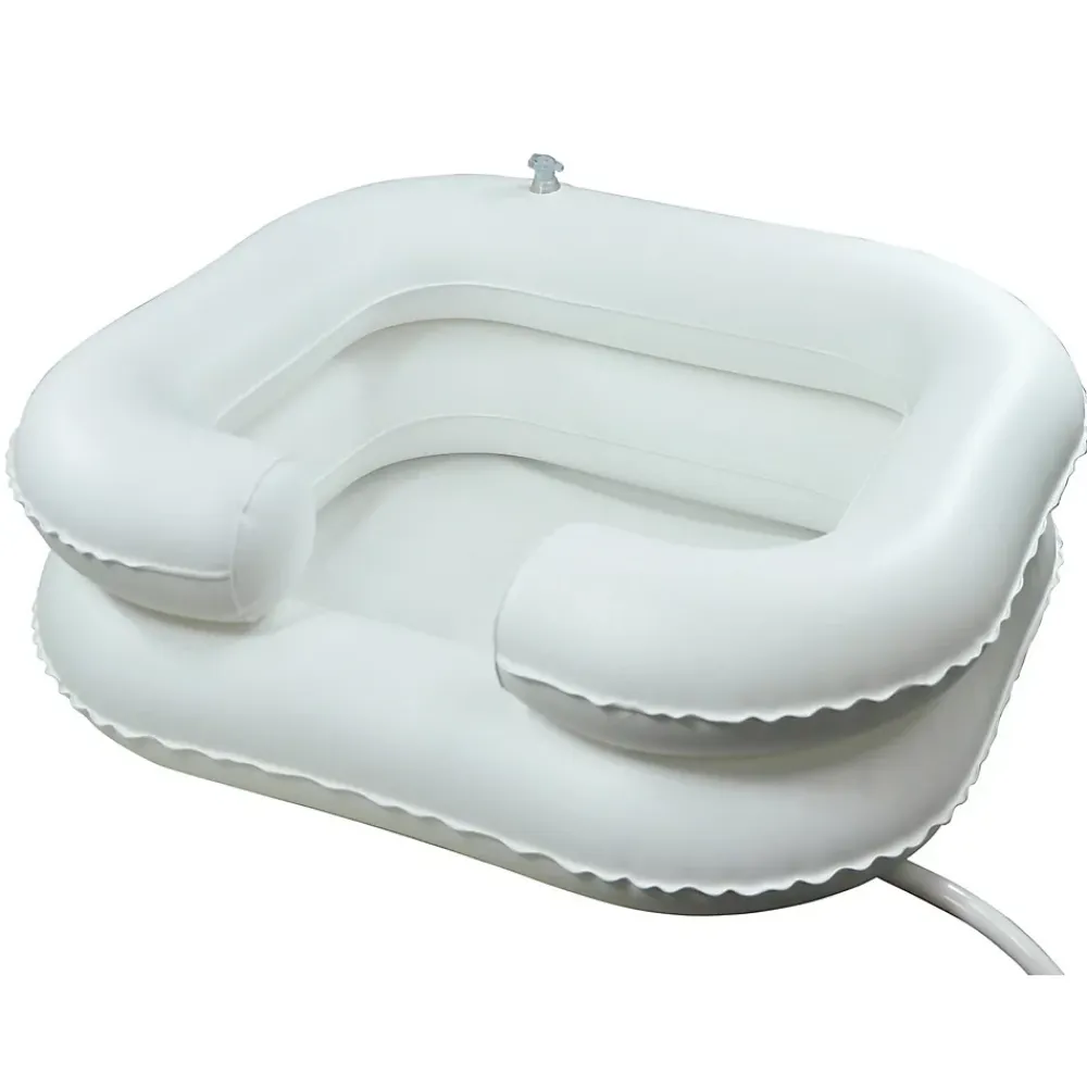 Aidapt VM970 - Bac à Shampooing Gonflable - Idéal pour le lavage assisté des cheveux au lit