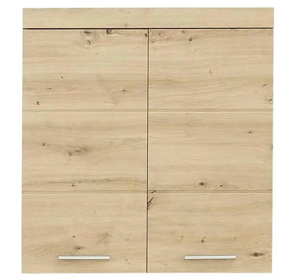 Trend Team AMANDA - Meuble 2 portes salle de bain mélaminé chêne. L-H-P: 73-77-23 cm