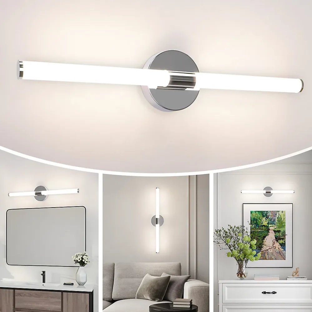 Nettlife Applique murale de salle de bain LED - 8W 60CM 4000K IP44