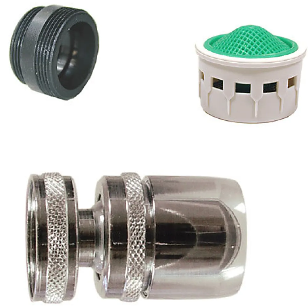 Noyon et Thiebault Aérateur sur rotule limiteur de débit 6,5 l/min Femelle 22 x 100 - Mâle 24 x 100