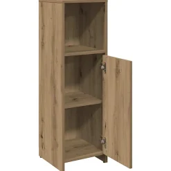 Vidaxl Armoire de bain chêne artisanal 30x30x95 cm bois d'ingénierie