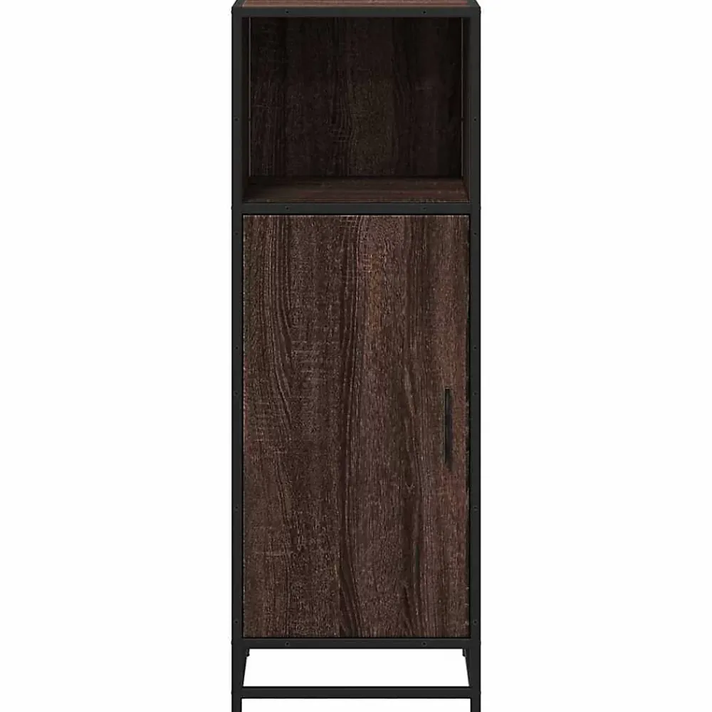 Vidaxl Armoire de bain chêne marron 35x37,5x100 cm bois d'ingénierie