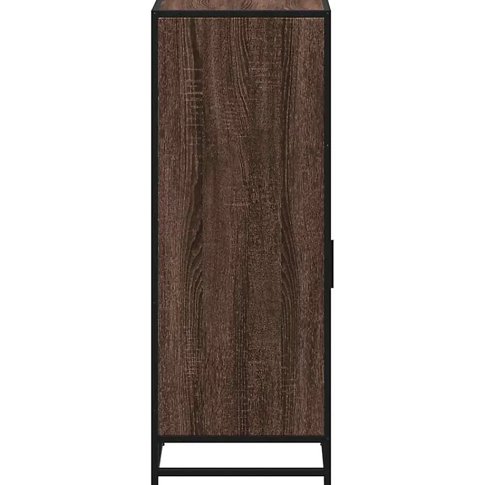Vidaxl Armoire de bain chêne marron 35x37,5x100 cm bois d'ingénierie