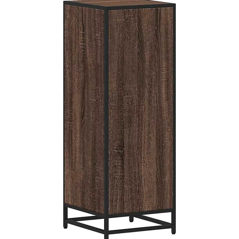 Vidaxl Armoire de bain chêne marron 35x37,5x100 cm bois d'ingénierie