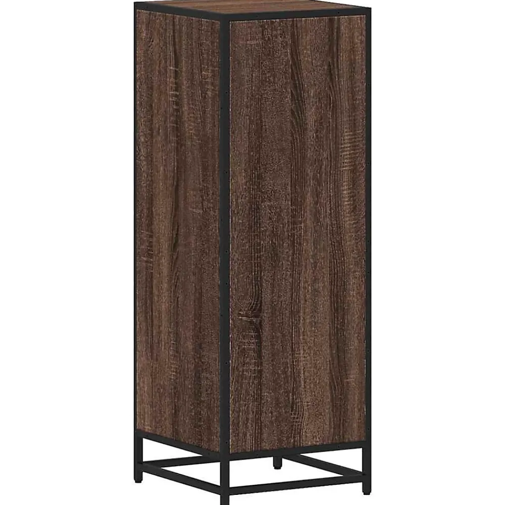 Vidaxl Armoire de bain chêne marron 35x37,5x100 cm bois d'ingénierie