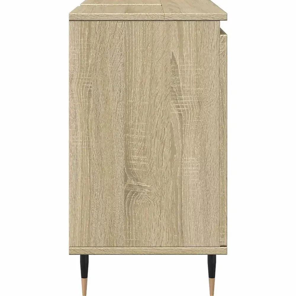 Vidaxl Armoire de bain chêne sonoma 58x33x60 cm bois d'ingénierie