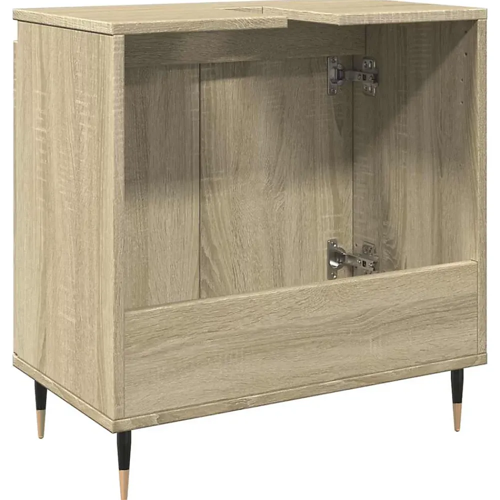 Vidaxl Armoire de bain chêne sonoma 58x33x60 cm bois d'ingénierie