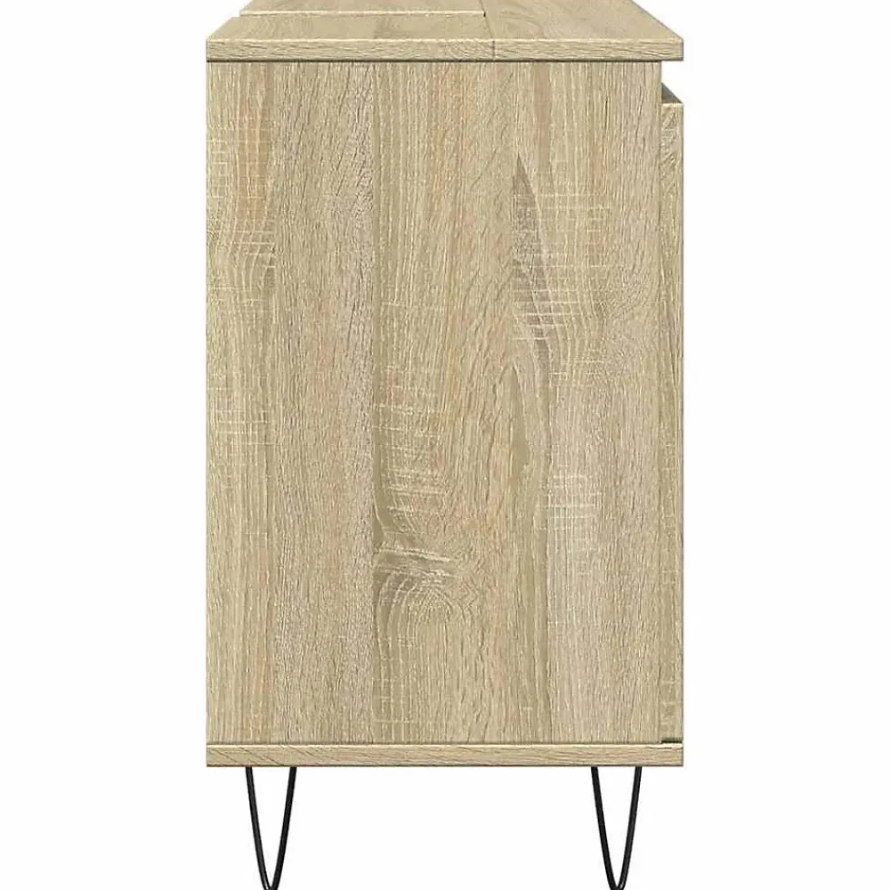 Vidaxl Armoire de bain chêne sonoma 58x33x60 cm bois d'ingénierie