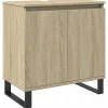 Meuble Wc|Vidaxl Armoire de bain chêne sonoma 58x33x60 cm bois d'ingénierie
