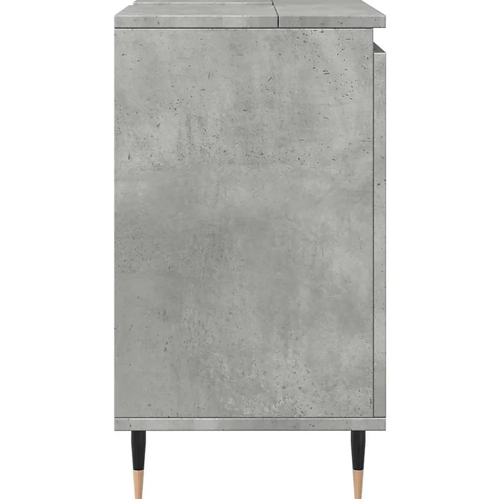 Meuble Wc|Vidaxl Armoire de bain gris béton 58x33x60 cm bois d'ingénierie