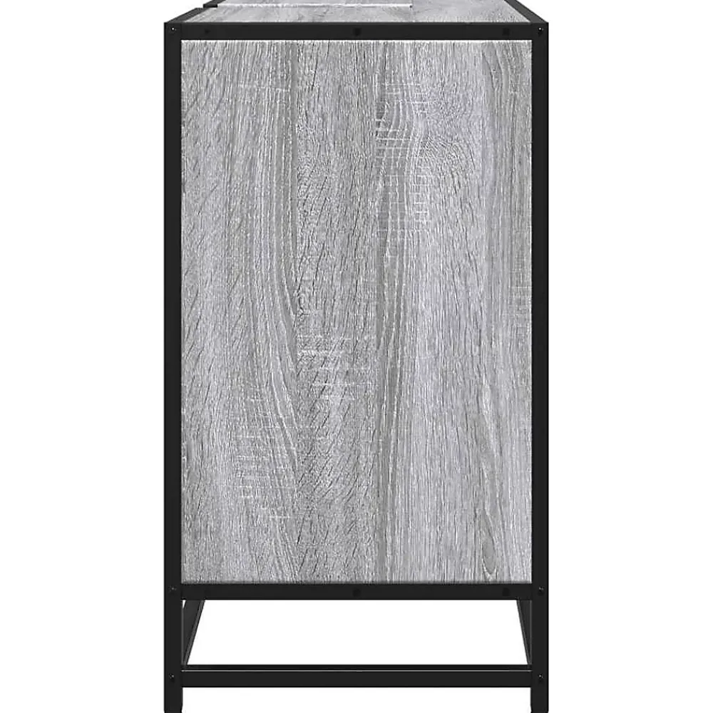 Vidaxl Armoire de lavabo de salle de bain sonoma gris 65x33x60 cm