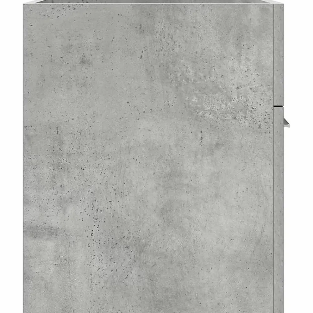 Meuble Wc|Vidaxl Armoire de lavabo de salle de bain gris béton 41x38,5x46 cm