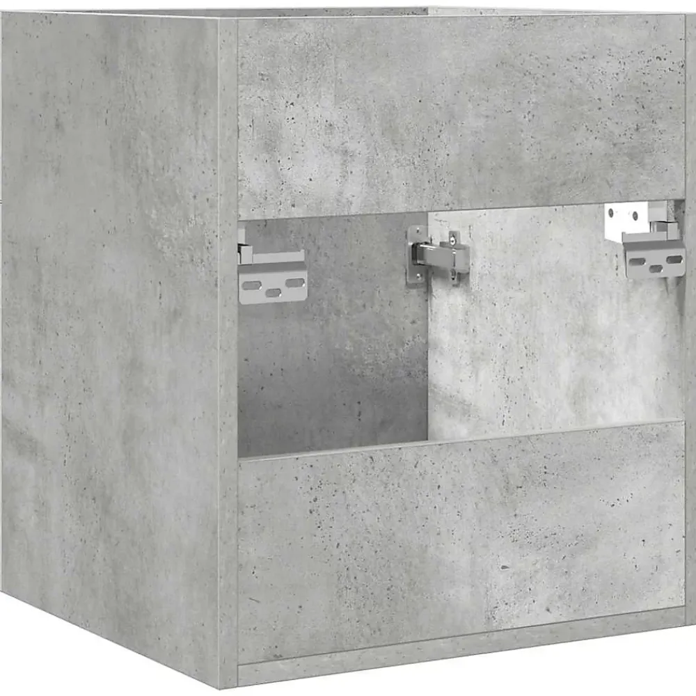 Meuble Wc|Vidaxl Armoire de lavabo de salle de bain gris béton 41x38,5x46 cm