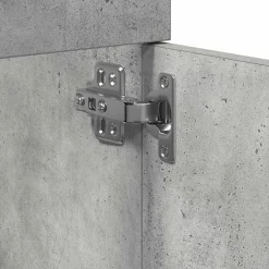 Meuble Wc|Vidaxl Armoire de lavabo de salle de bain gris béton 41x38,5x46 cm