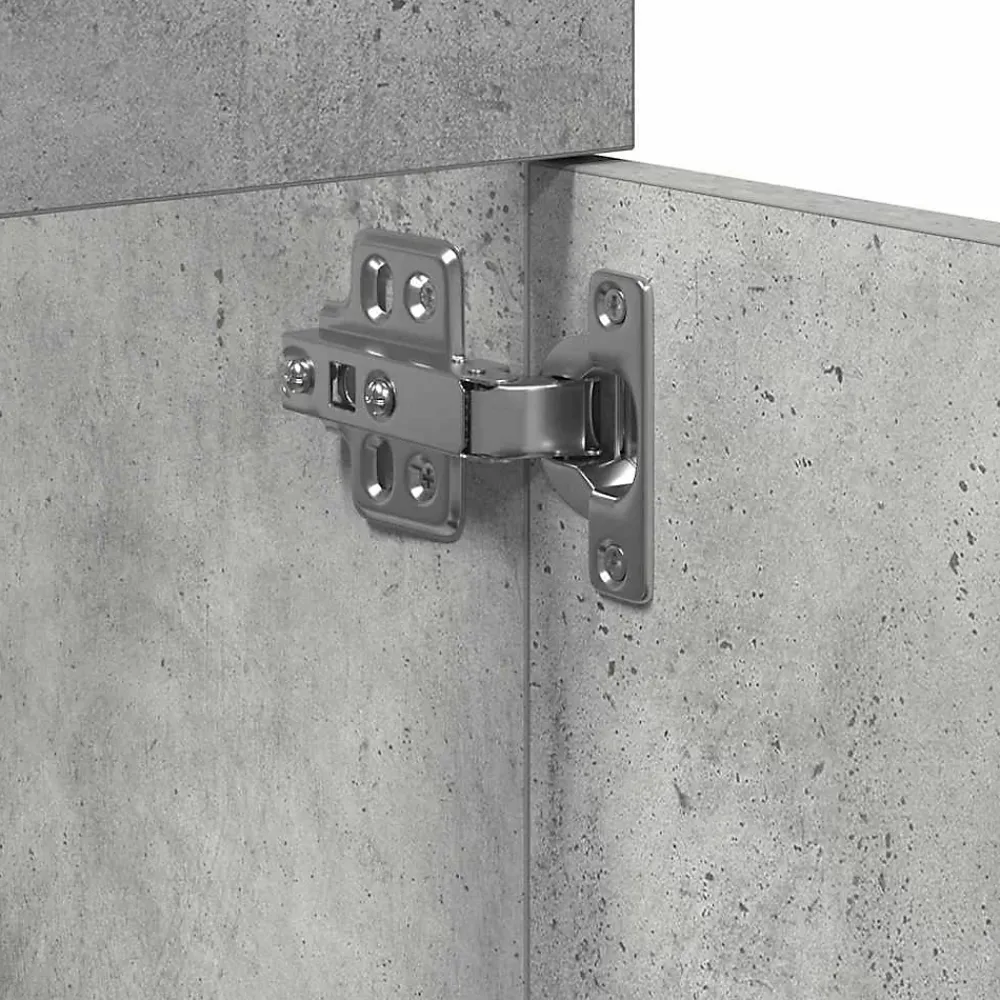 Meuble Wc|Vidaxl Armoire de lavabo de salle de bain gris béton 41x38,5x46 cm