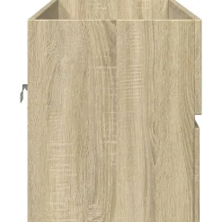Vidaxl Armoire de lavabo de salle de bain chêne sonoma 100x38,5x45 cm