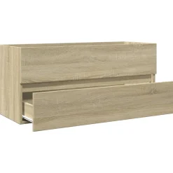 Vidaxl Armoire de lavabo de salle de bain chêne sonoma 100x38,5x45 cm