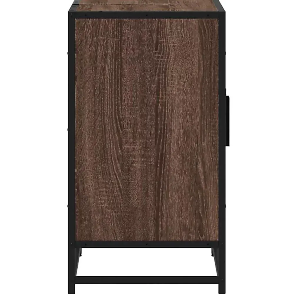 Meuble Wc|Vidaxl Armoire de lavabo de salle de bain chêne marron 90x33x60 cm