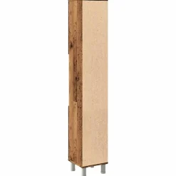 Meuble Wc|Vidaxl Armoire de salle de bain vieux bois 30x30x179cm bois ingénierie