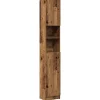 Meuble Wc|Vidaxl Armoire de salle de bain vieux bois bois d'ingénierie