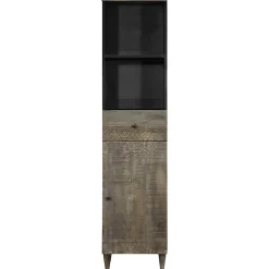 Meuble Wc|Vidaxl Armoire de salle de bain 38x33x160 cm bois massif de manguier