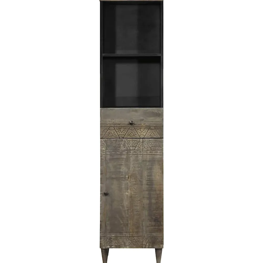 Meuble Wc|Vidaxl Armoire de salle de bain 38x33x160 cm bois massif de manguier