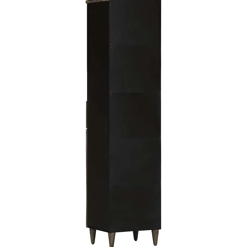 Meuble Wc|Vidaxl Armoire de salle de bain 38x33x160 cm bois massif de manguier