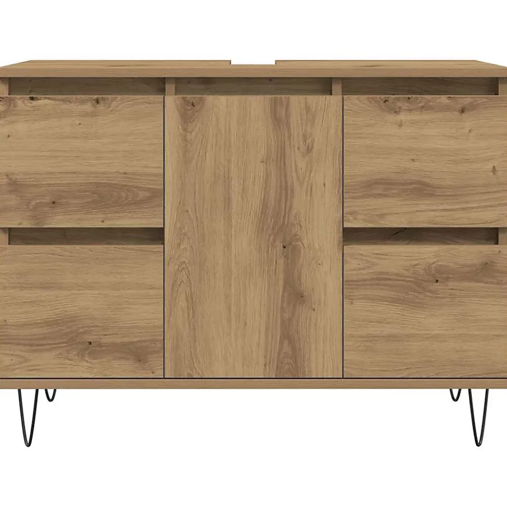 Vidaxl Armoire de salle de bain chêne artisanal bois d'ingénierie