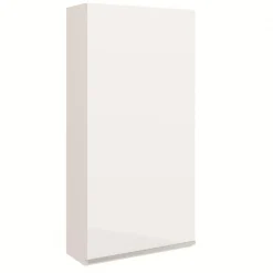 Armoire De Salle De Bains|Planète Bain Armoire de salle de bain 40x80 laqué blanc brillant à suspendre