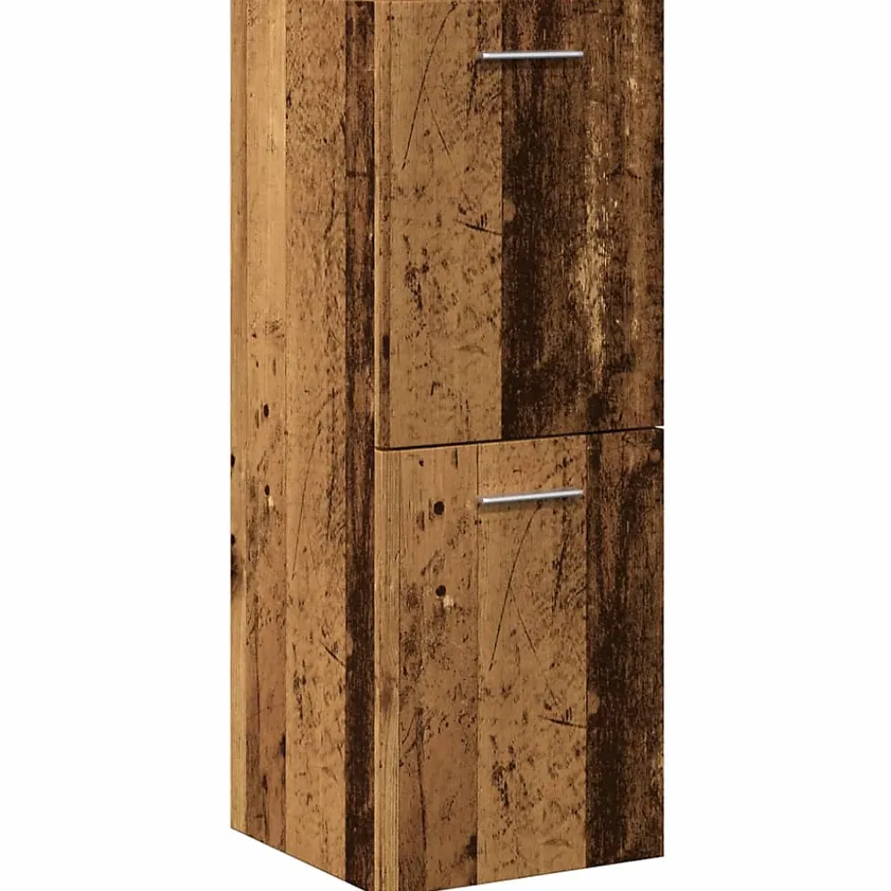 Vidaxl Armoire de salle de bain suspendue vieux bois bois d'ingénierie