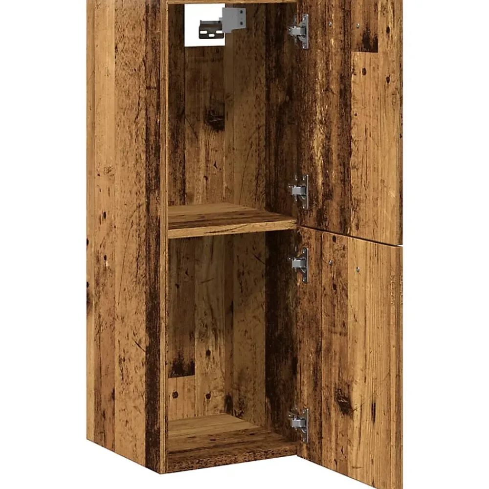Vidaxl Armoire de salle de bain suspendue vieux bois bois d'ingénierie