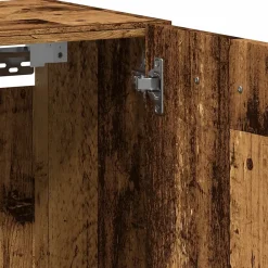 Vidaxl Armoire de salle de bain suspendue vieux bois bois d'ingénierie