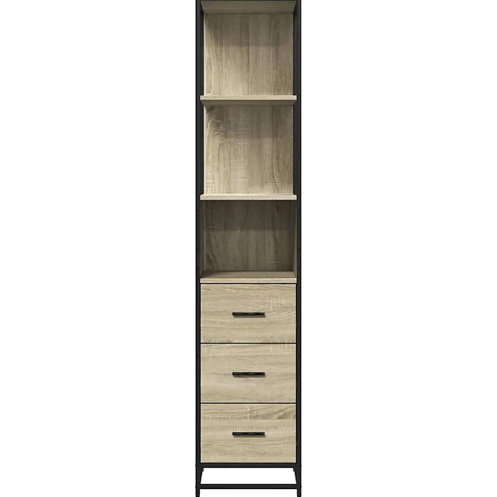 Vidaxl Armoire de salle de bain chêne sonoma 35x37,5x166 cm