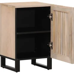 Meuble Wc|Vidaxl Armoire de salle de bain 38x34x58 cm bois massif de manguier