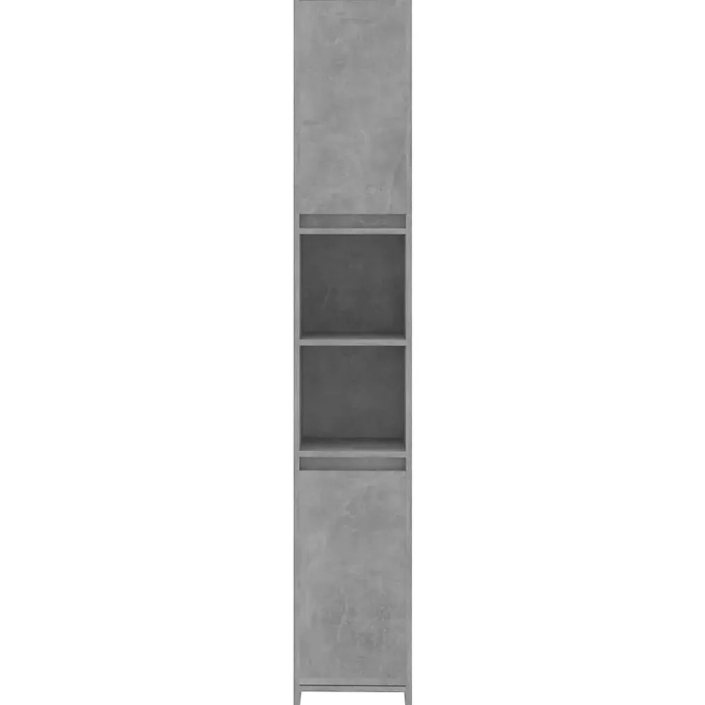 Meuble Wc|Vidaxl Armoire de salle de bain Gris béton Bois d'ingénierie