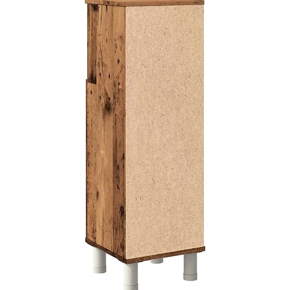 Vidaxl Armoire de salle de bain vieux bois 30x30x95 cm bois ingénierie