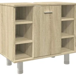 Vidaxl Armoire de salle de bain Chêne sonoma 60x32x53,5 cm Aggloméré