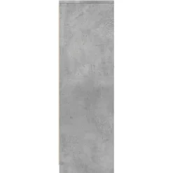 Meuble Wc|Vidaxl Armoire de salle de bain Gris béton 30x30x95 cm Aggloméré