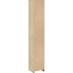 Vidaxl Armoire de salle de bain Chêne sonoma 30x30x183,5 cm Aggloméré