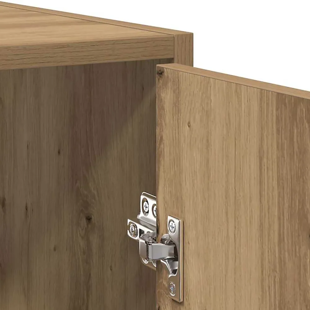 Vidaxl Armoire de salle de bain avec miroir chêne artisanal