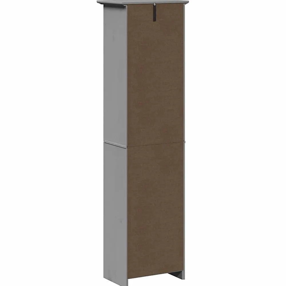 Meuble Wc|Vidaxl Armoire de salle de bain BODO gris 44x30x160 cm