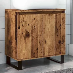 Vidaxl Armoire de salle de bain vieux bois 58x33x60 cm bois ingénierie