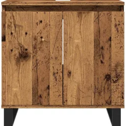 Vidaxl Armoire de salle de bain vieux bois 58x33x60 cm bois ingénierie