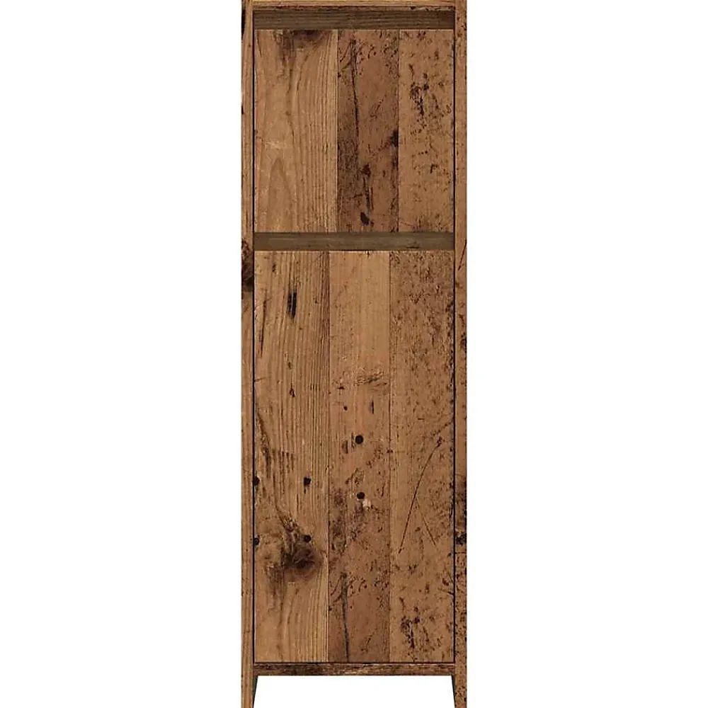 Meuble Wc|Vidaxl Armoire de salle de bain vieux bois 30x30x95 cm bois ingénierie