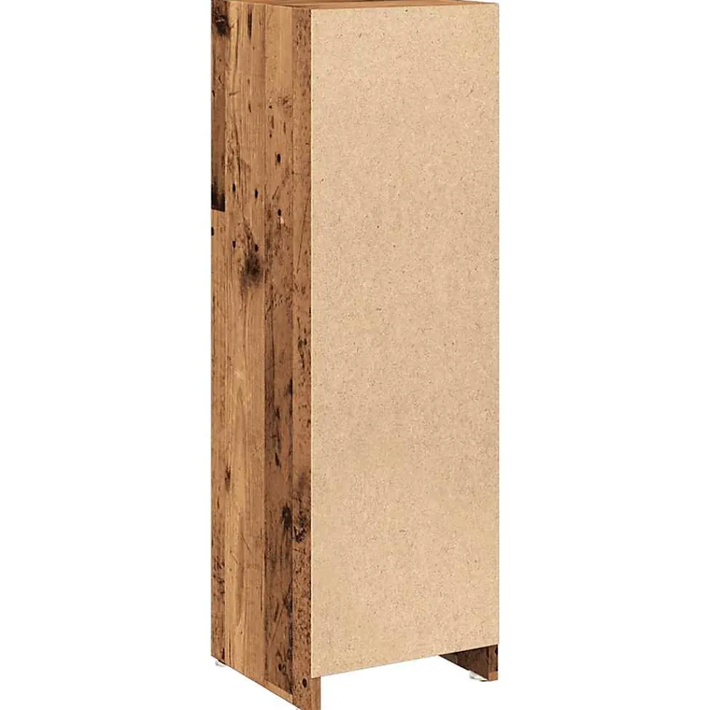 Meuble Wc|Vidaxl Armoire de salle de bain vieux bois 30x30x95 cm bois ingénierie
