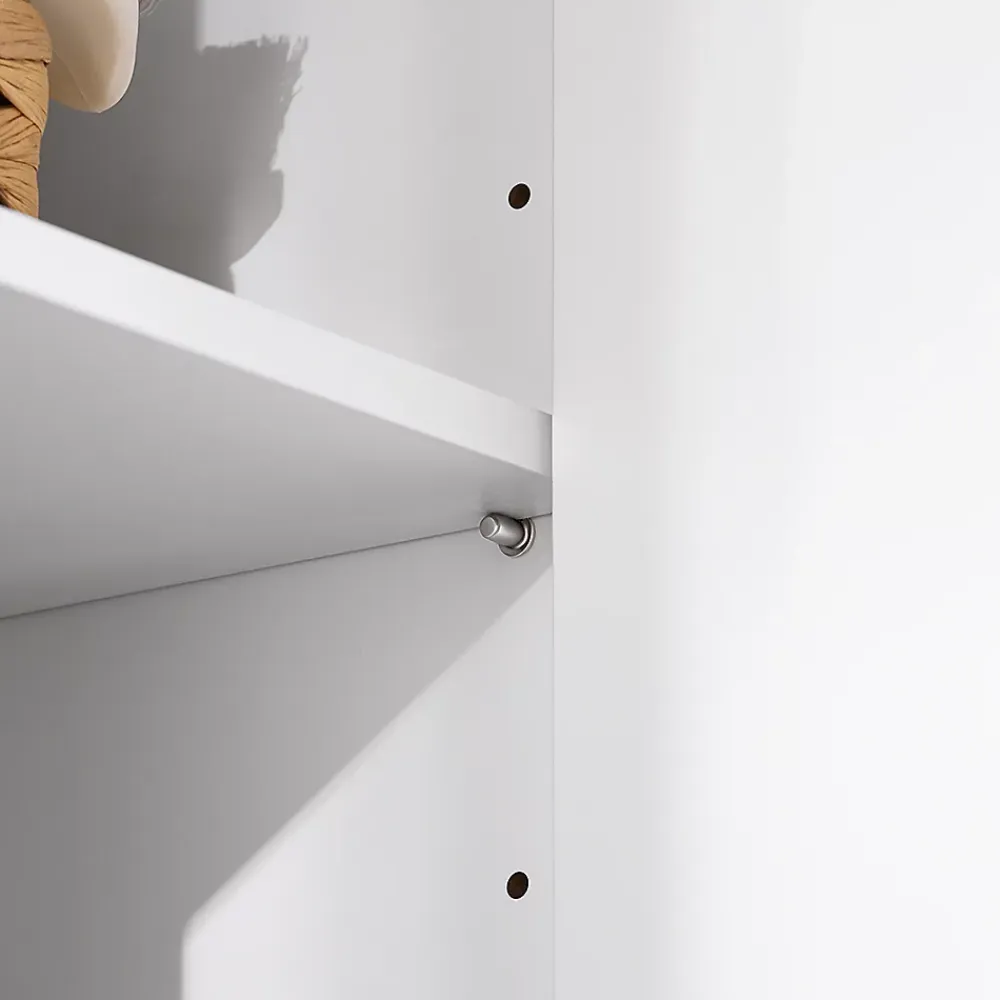 Armoire De Salle De Bains|Sobuy Armoire de Salle de Bain Sac à Linge, Portes, 2 Paniers à Linge, BZR150-W,